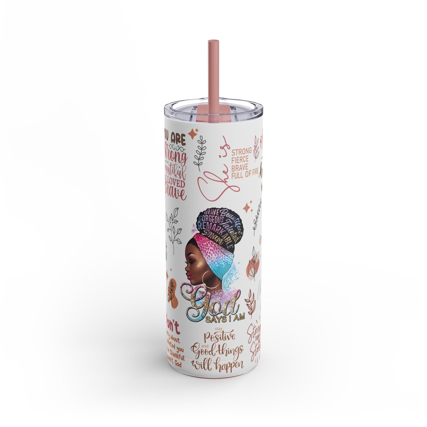 Affirmation Skinny Matte Tumbler, 20oz