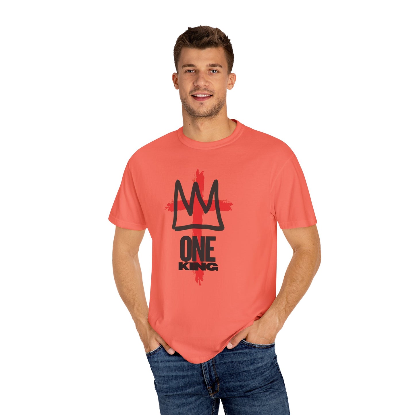 One King T-Shirt — Crown Cross Graphic Tee