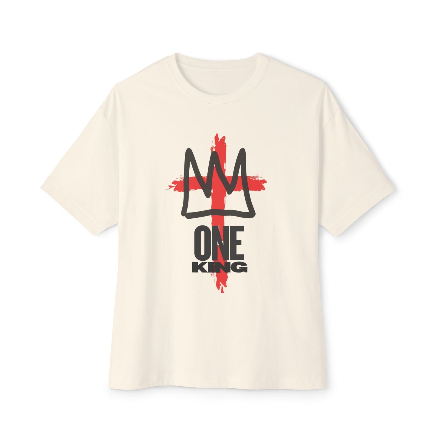 One King Cross Tee — Christian Crown Graphic T-Shirt