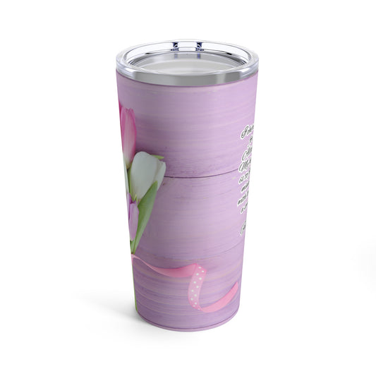 Purple Tulip Tumbler 20oz