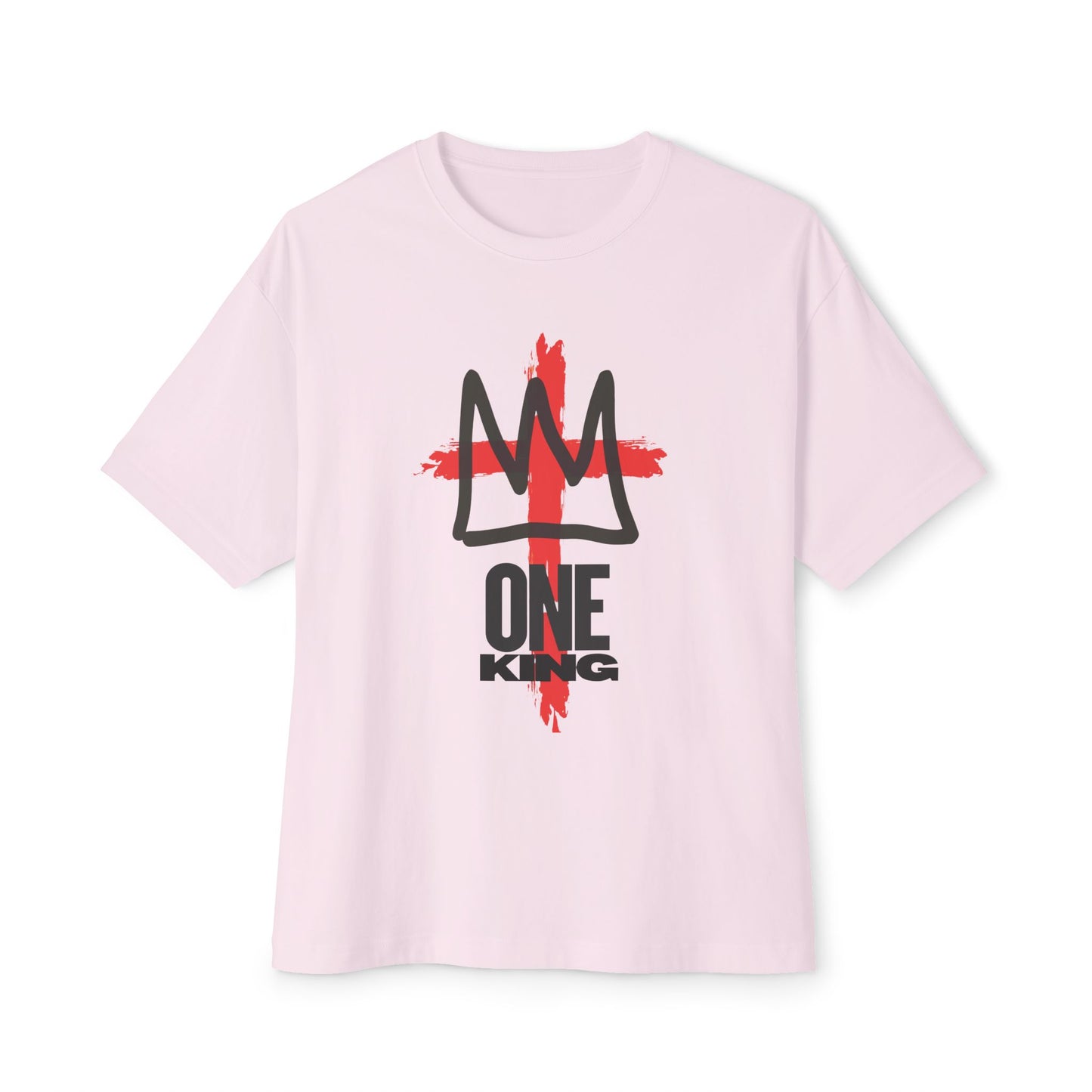 One King Cross Tee — Christian Crown Graphic T-Shirt