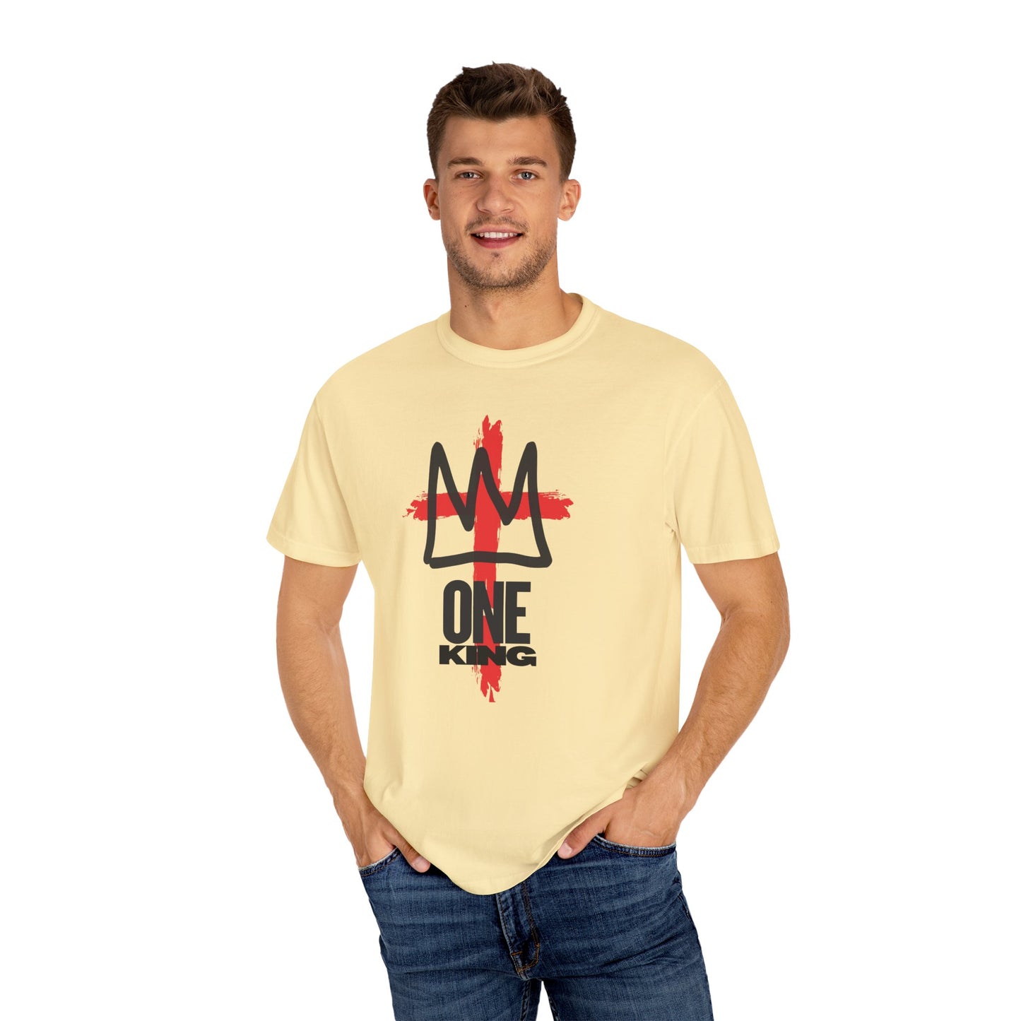 One King T-Shirt — Crown Cross Graphic Tee