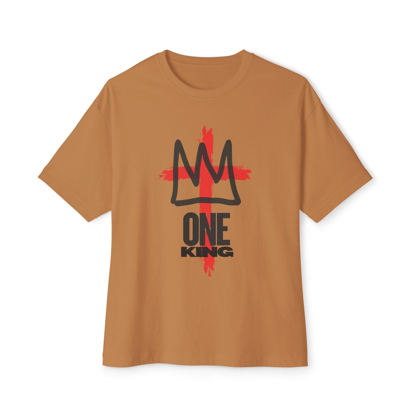 One King Cross Tee — Christian Crown Graphic T-Shirt