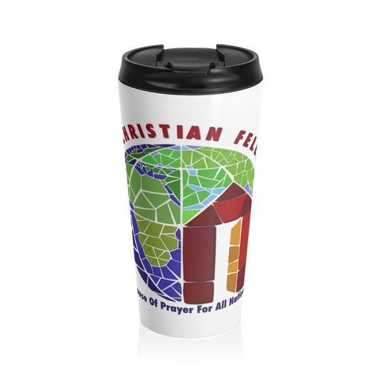 Christian Fellowship Travel Mug — 'House of Prayer for All Nations' Stainless Steel Tumbler