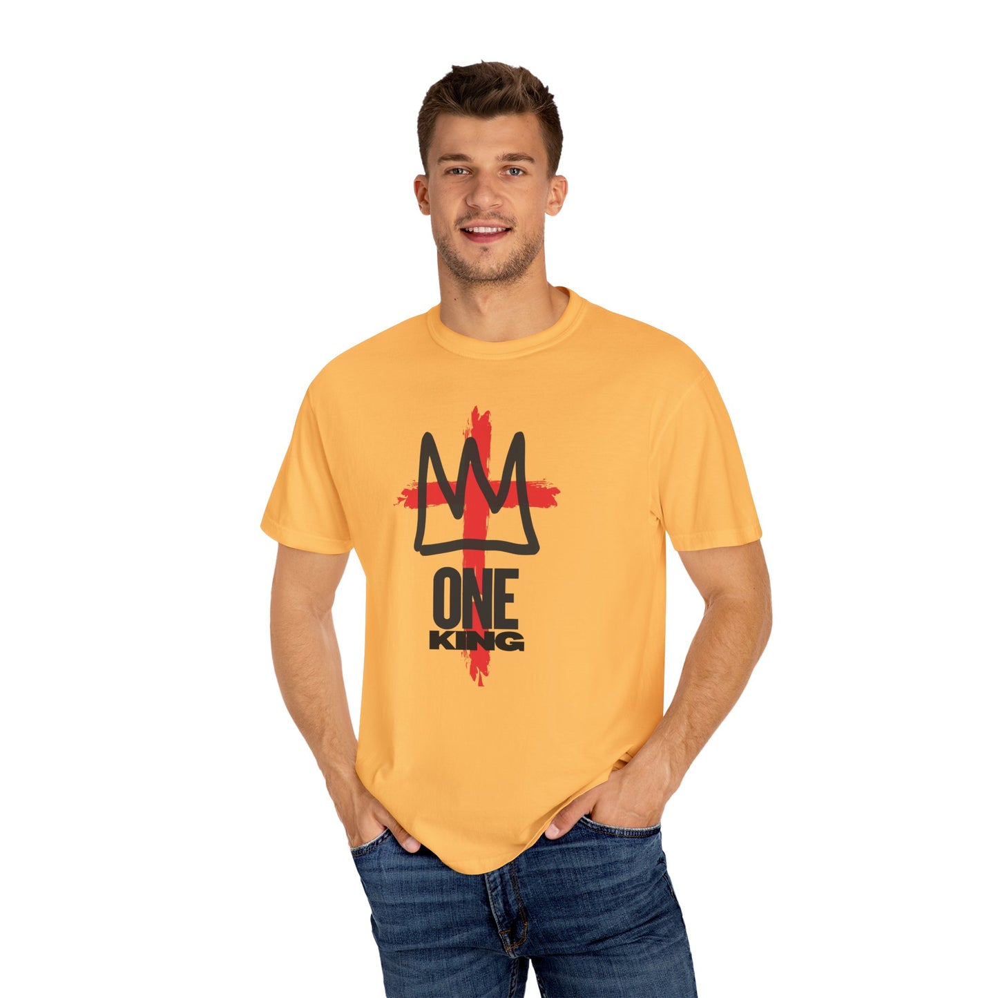 One King T-Shirt — Crown Cross Graphic Tee