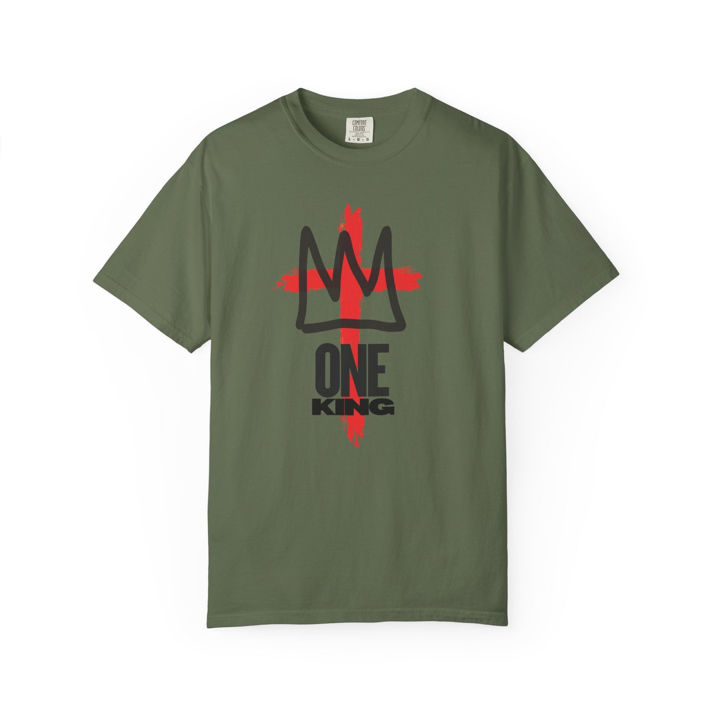 One King T-Shirt — Crown Cross Graphic Tee