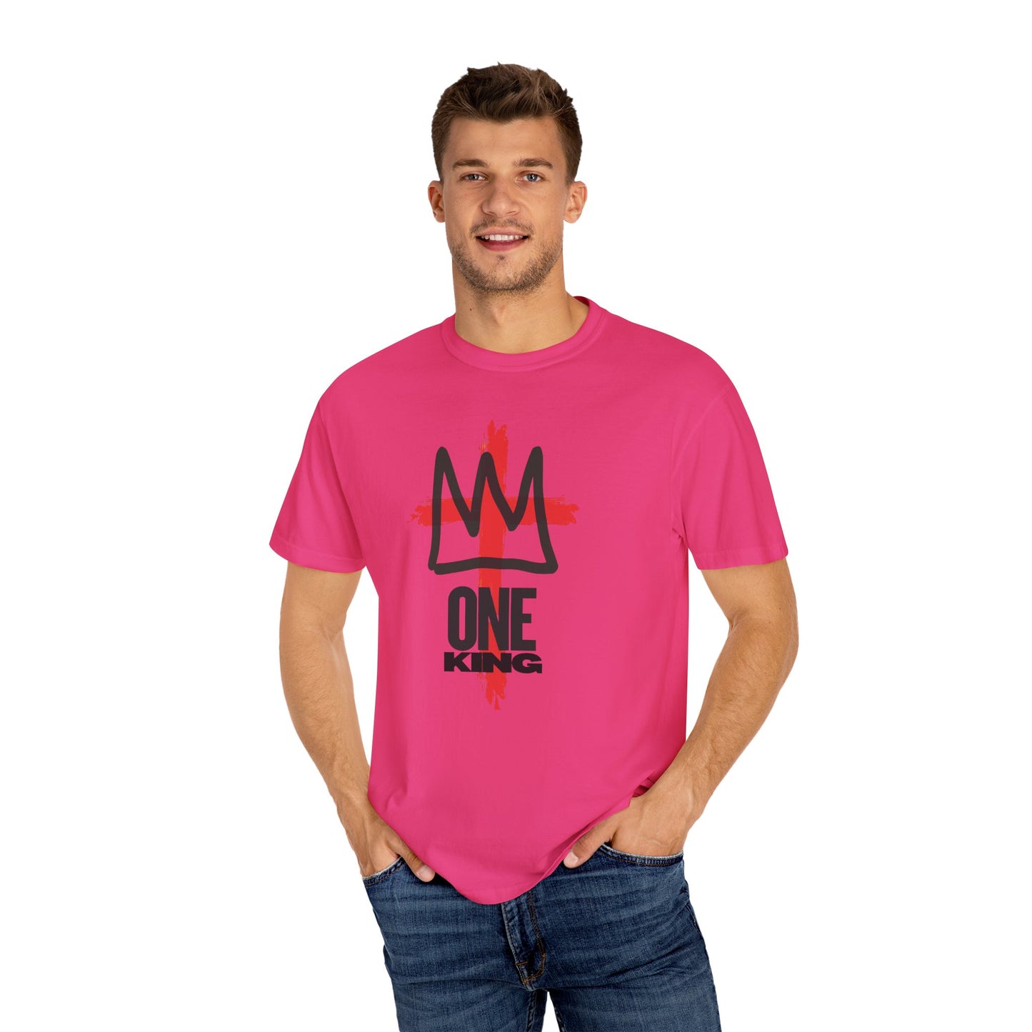 One King T-Shirt — Crown Cross Graphic Tee