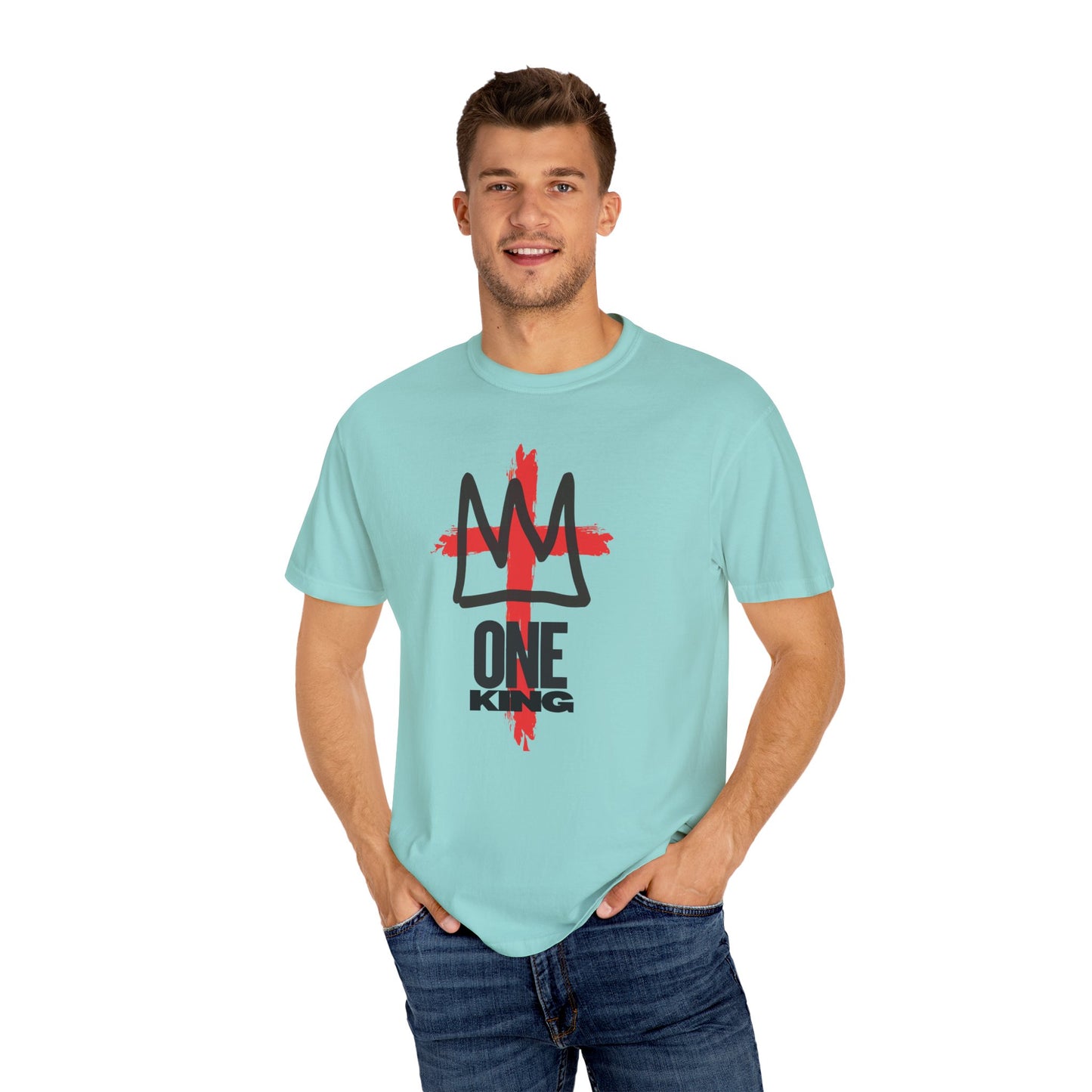 One King T-Shirt — Crown Cross Graphic Tee