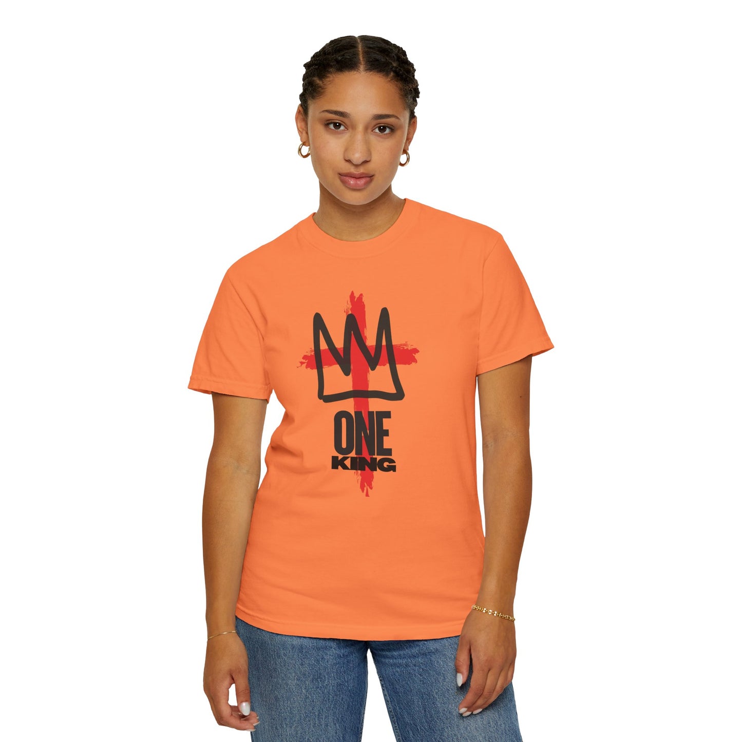 One King T-Shirt — Crown Cross Graphic Tee