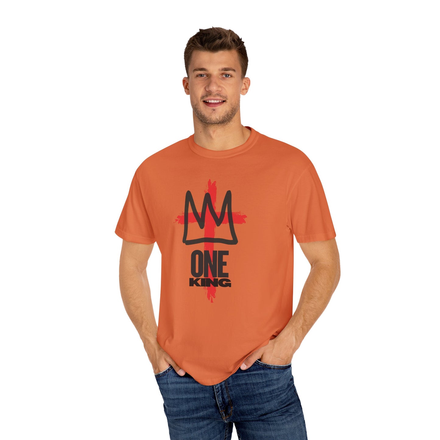 One King T-Shirt — Crown Cross Graphic Tee