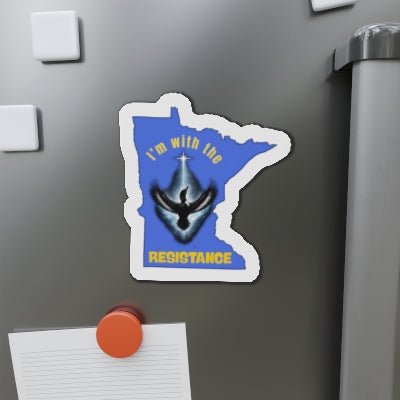 Die-Cut Magnet Minnesota 'I'm With the Resistance' 3 Sizes