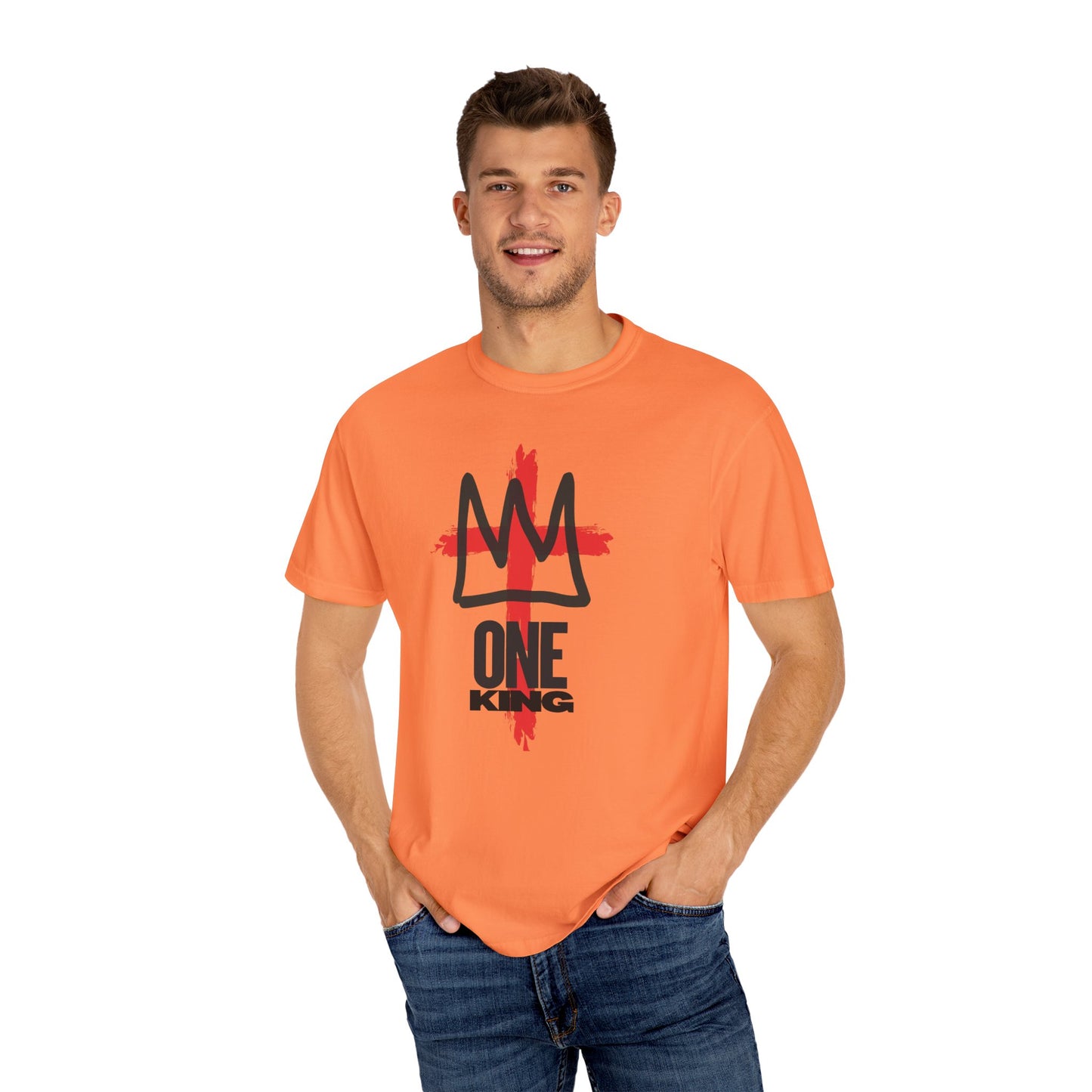One King T-Shirt — Crown Cross Graphic Tee