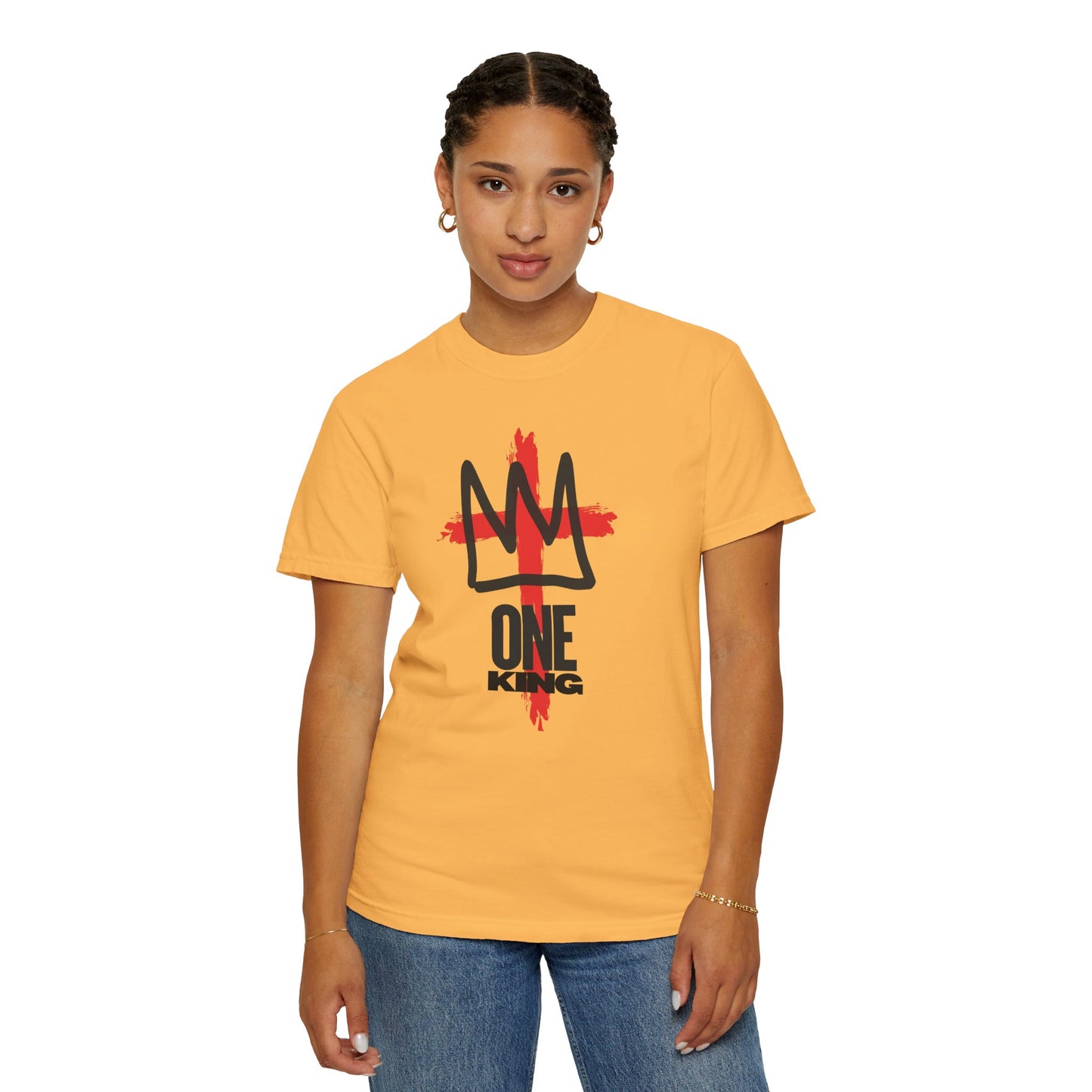 One King T-Shirt — Crown Cross Graphic Tee