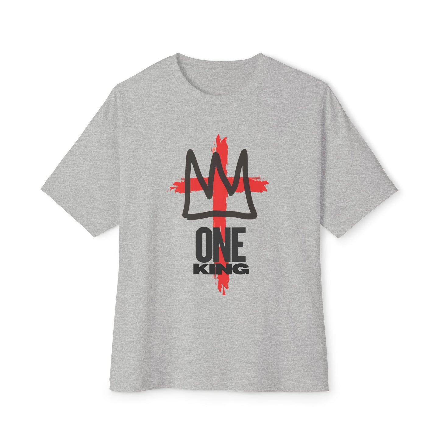 One King Cross Tee — Christian Crown Graphic T-Shirt
