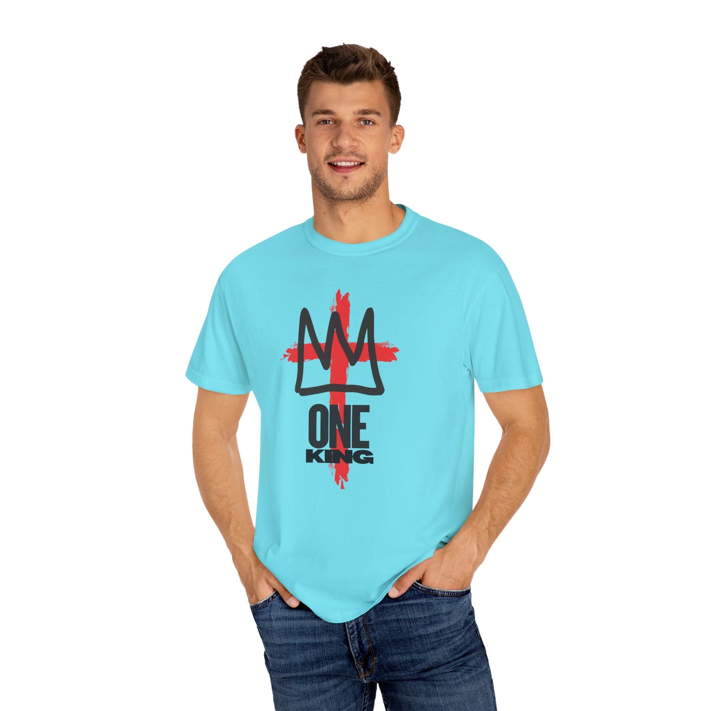 One King T-Shirt — Crown Cross Graphic Tee