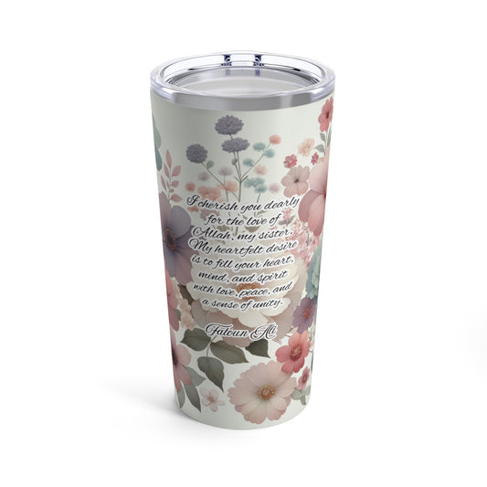 Pastel Floral of Tumbler 20oz