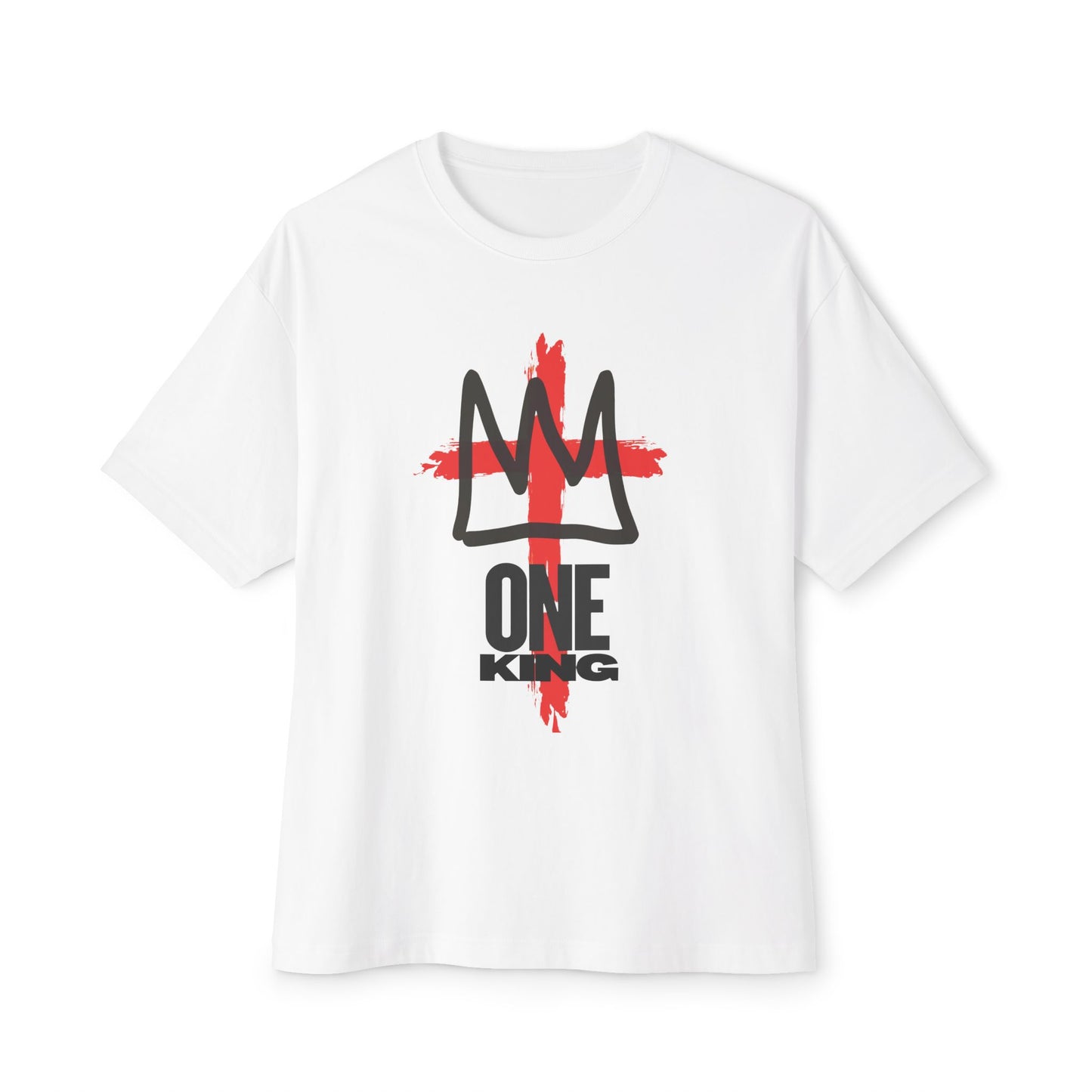 One King Cross Tee — Christian Crown Graphic T-Shirt